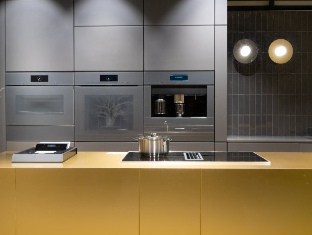 现代简约风格开放式厨房效果图