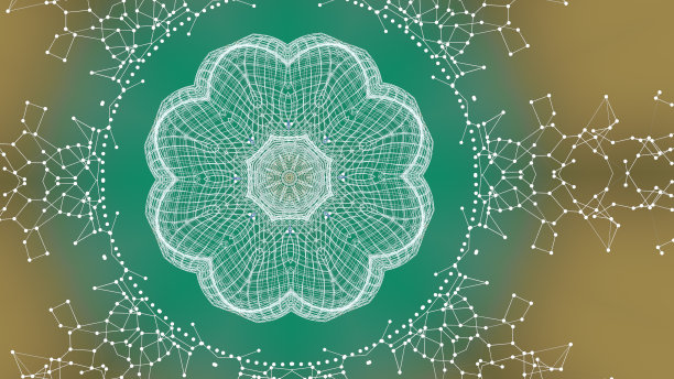 绿色圆点点