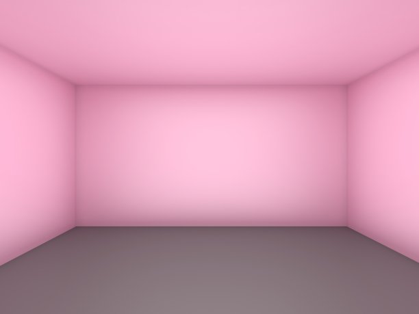 粉红色走廊