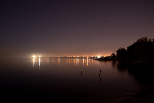 河岸夜景