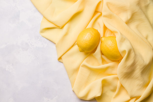 柠檬夏季新鲜水果素材