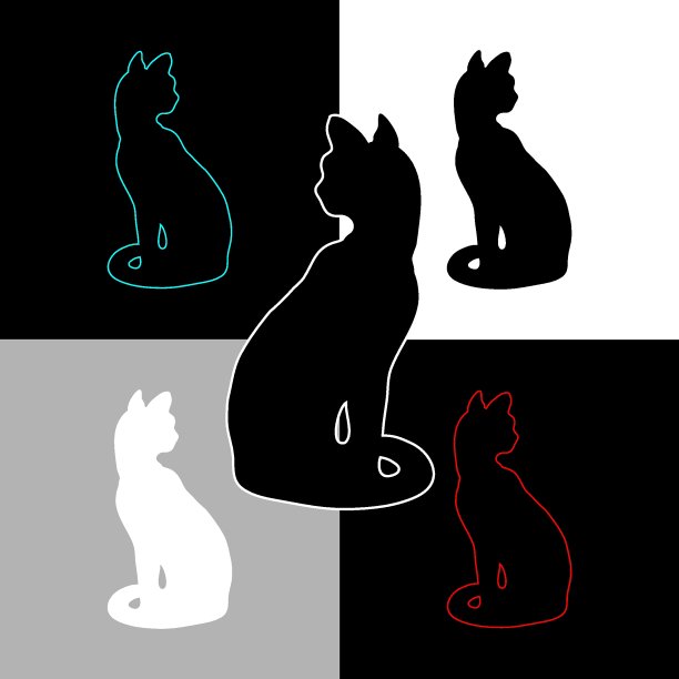 宠物猫装饰画