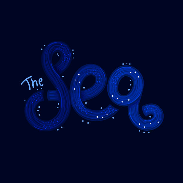 海洋生物logo设计