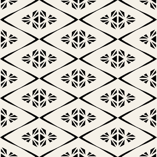 几何三角形地毯壁纸图案
