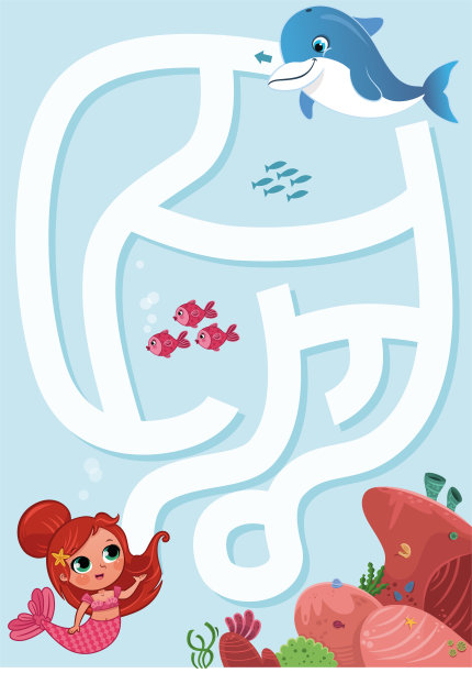 可爱卡通鱼类