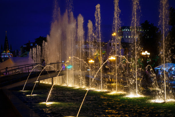 灯光音乐喷泉
