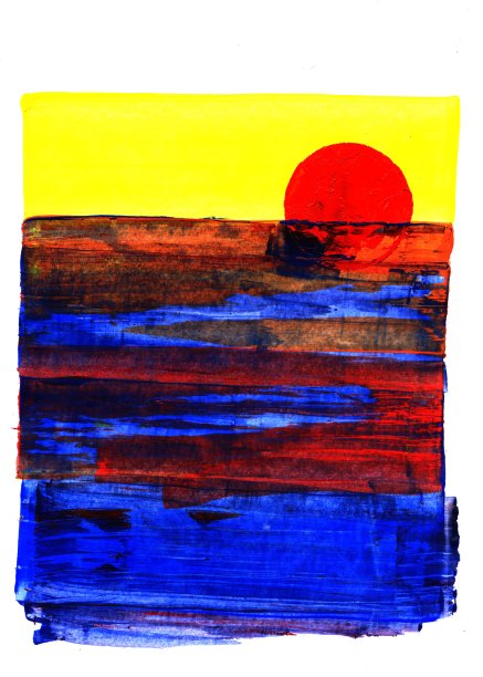 印尼水彩印尼插画