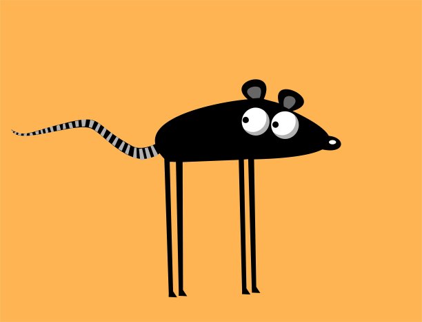 老鼠吉祥物设计