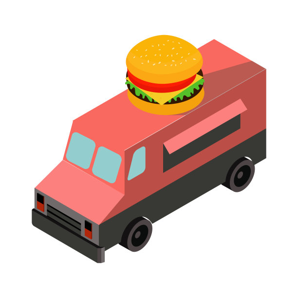 汉堡餐车设计