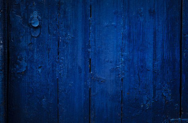 蓝色复古木纹