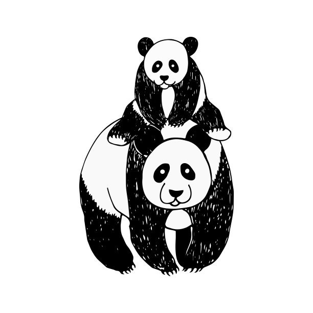 熊猫招贴画