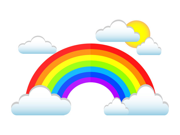 彩虹标志设计