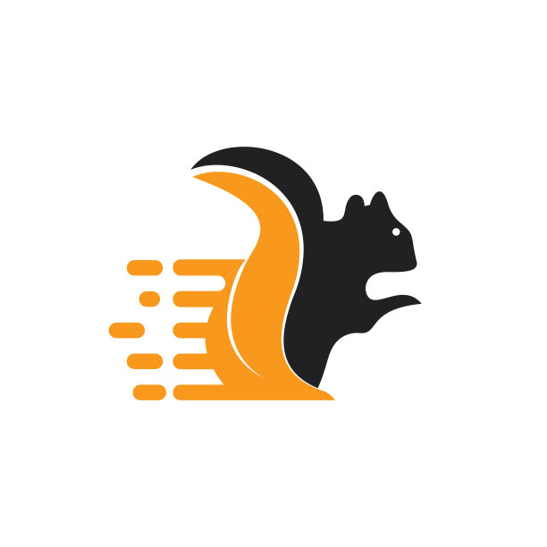 可爱松鼠logo
