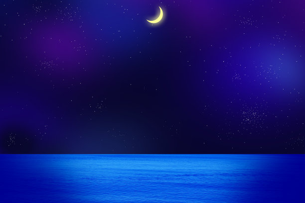 紫蓝月