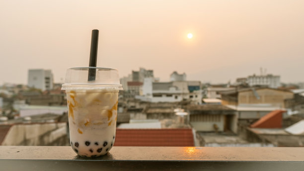 奶茶夏日饮品拍摄