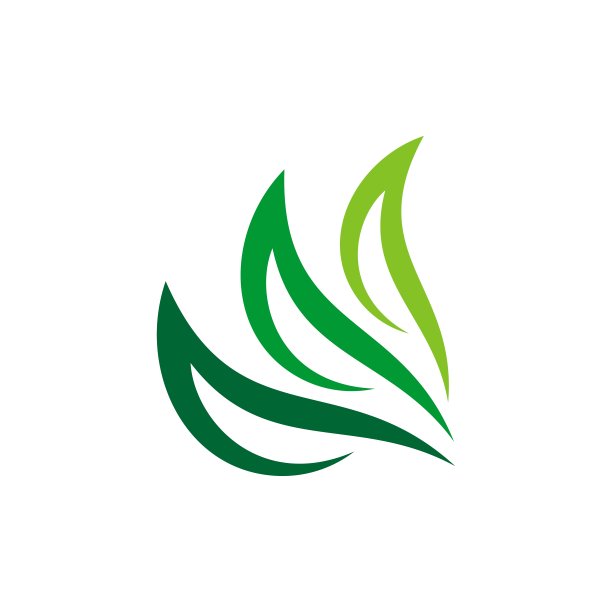 抽象绿叶logo