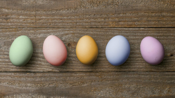 彩色复活节蛋
