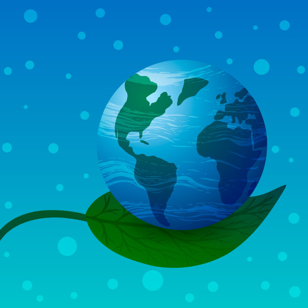 绿色地球logo