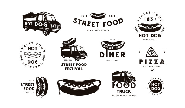 面包车字体设计