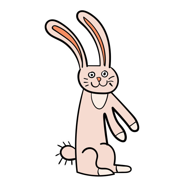 卡通兔兔贴纸