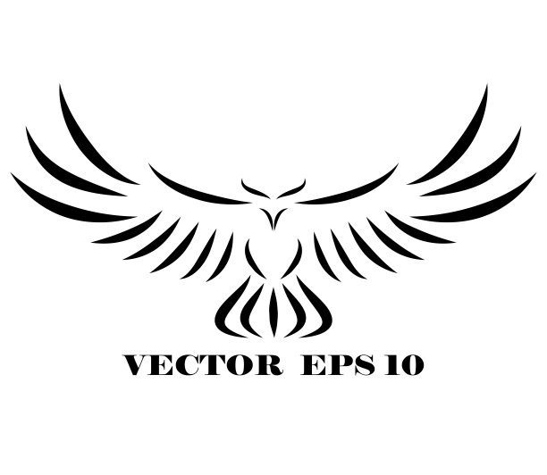 a设计logo翅膀a标志