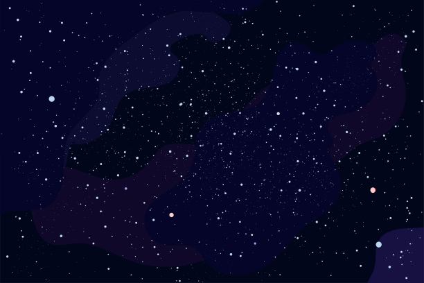 银河星空星云图片
