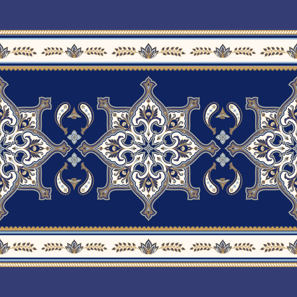 摩洛哥印花地毯