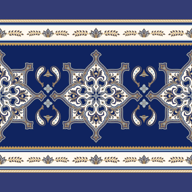 摩洛哥印花地毯