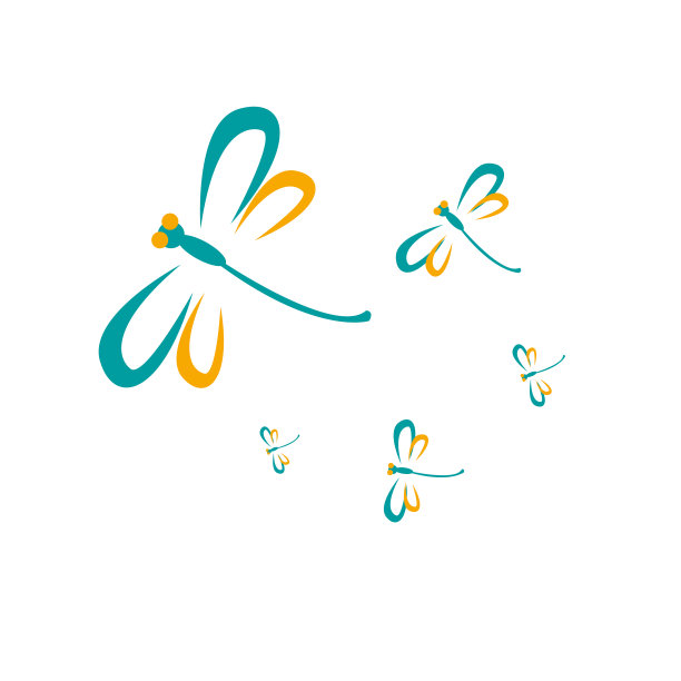 叶子翅膀logo,logo设计