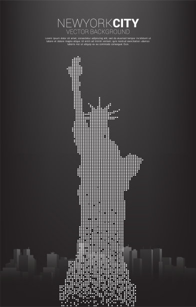 纽约城市矢量图