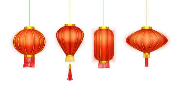 中式国风节日装饰元素灯笼