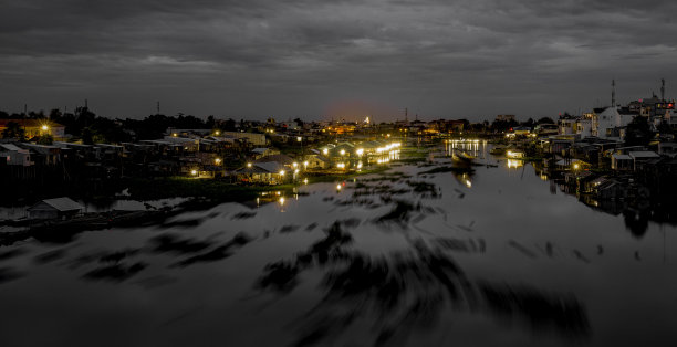 湄公河夜景