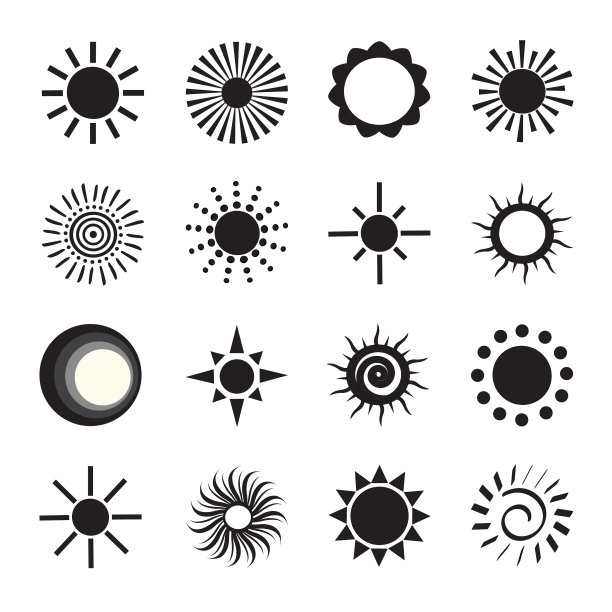 太阳图标 太阳logo