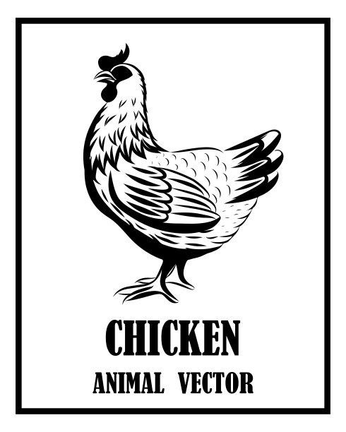 鸡肉logo标志