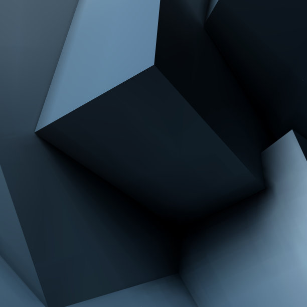 黑色立体几何抽象拼接高清背景
