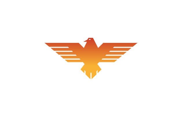 抽象凤凰logo