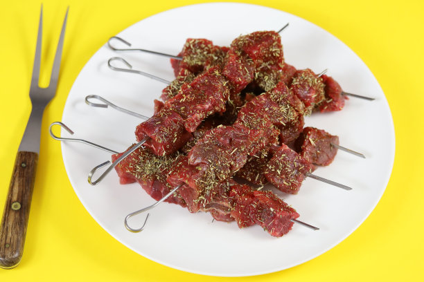 烤肉串,串肉签,份量