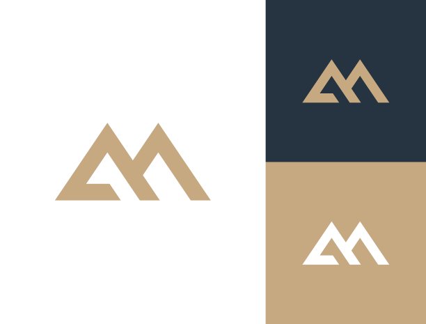 m酒店字母logo