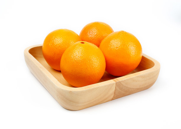 水彩橙子