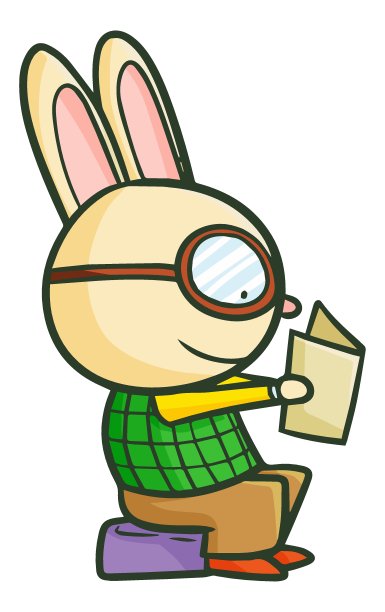 个性兔子卡通