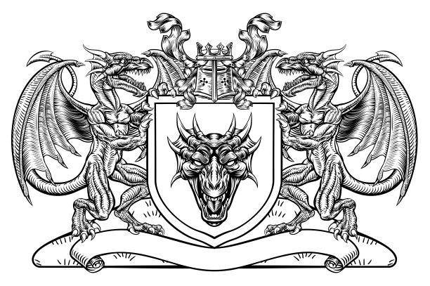 龙logo图形图案