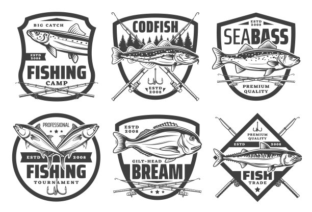 钓鱼钓具logo