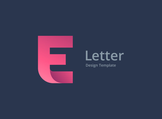 e字母logo标志