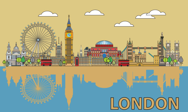 伦敦旅游伦敦旅游海报