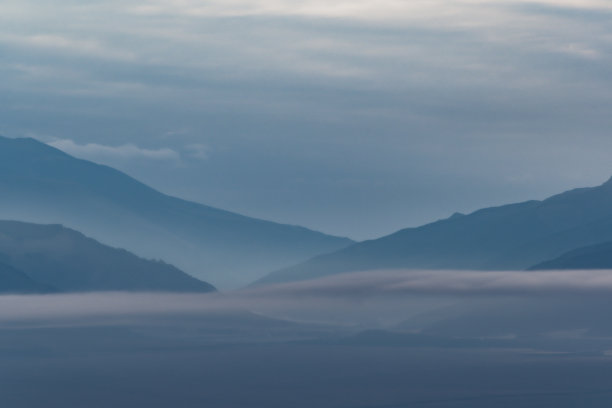 清晨日出云海朝霞自然景观