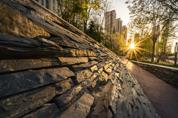 城市中心商业活动背景