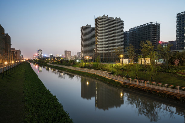 现代都市,南京,写字楼,商业区