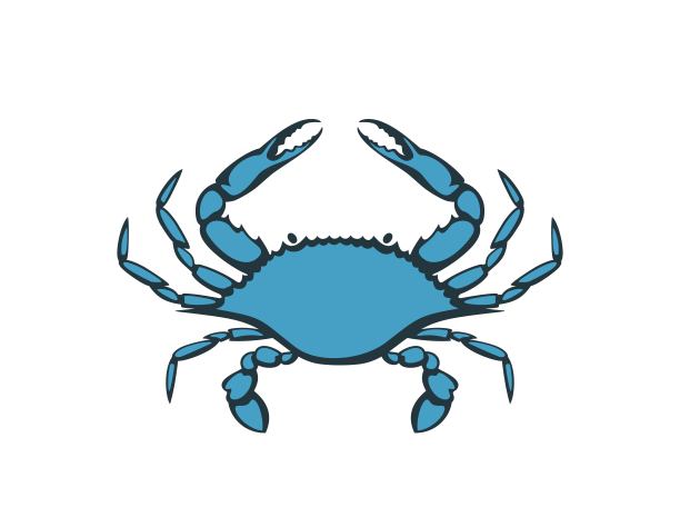 青蟹插画