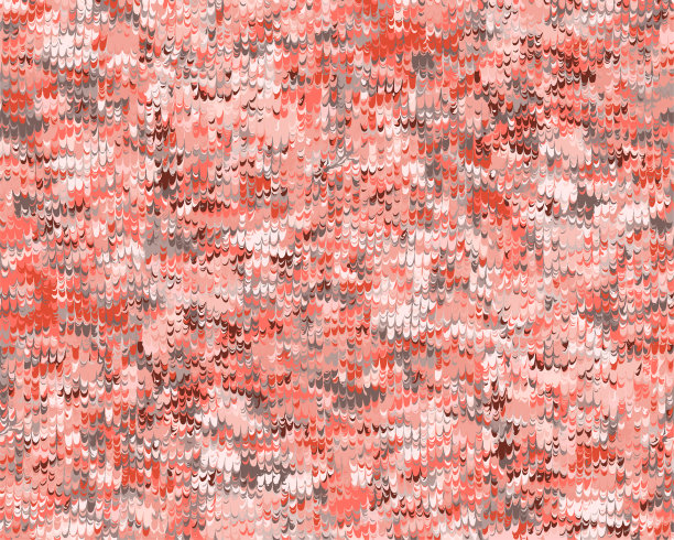 几何拼接复古风花纹图案