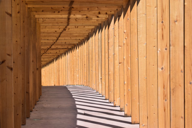 木结构长廊